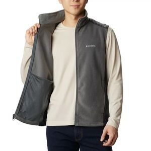 Columbia men’s big and tall fleece mountain vest size XLT